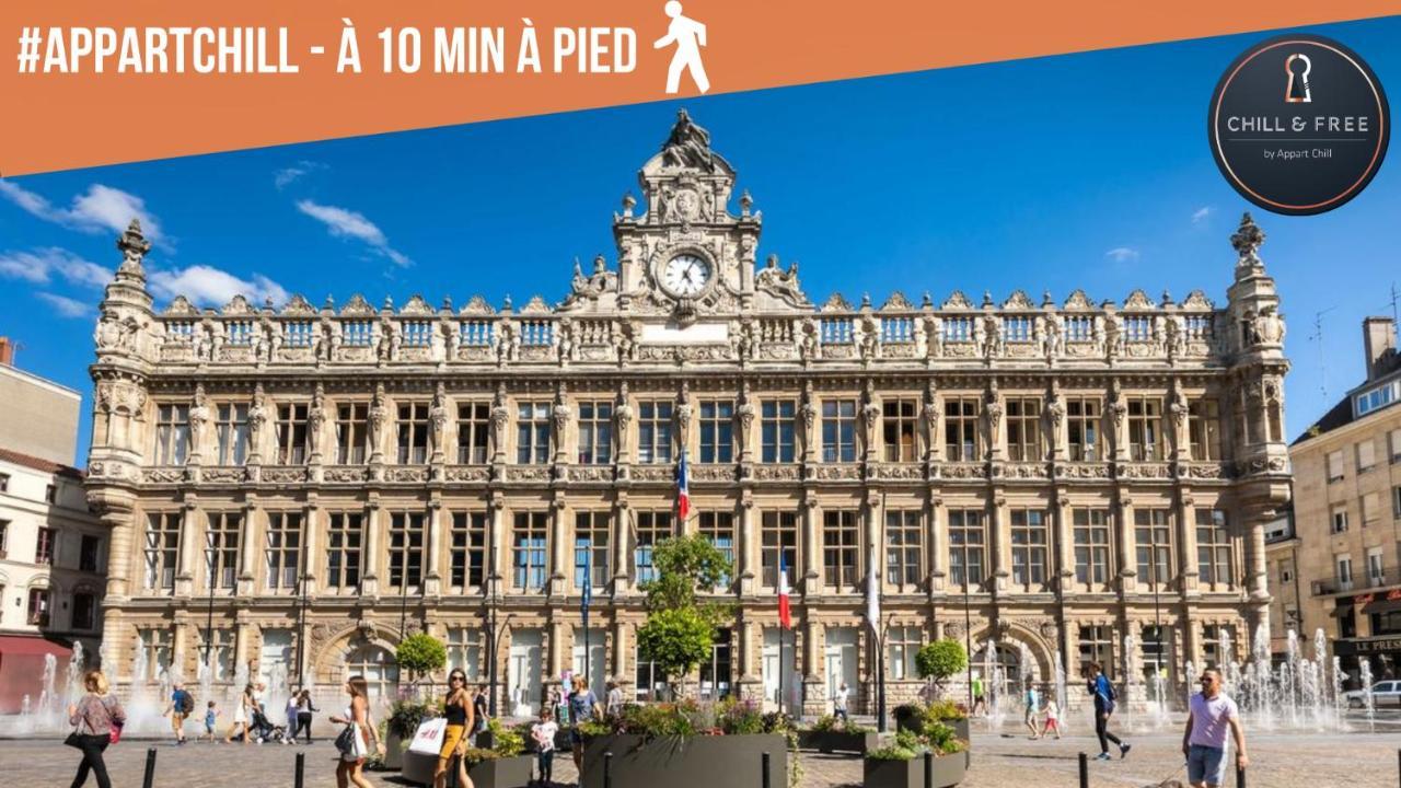 Appart Chill & Free - Proche Centre Valenciennes - Parking Gratuit Exterior foto